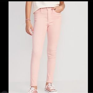 NWT Kids Girls High Rise Rockstar Jegging Pink 5T